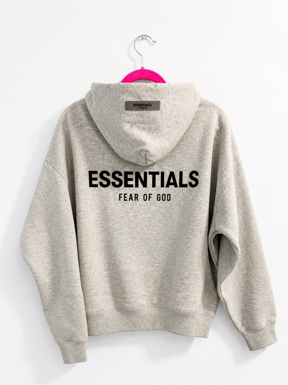 Dark Oatmeal Essentials XS Hoodie